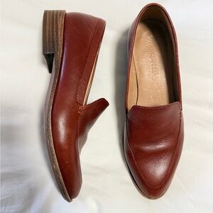 Madewell | Women’s 6 | Frances Brown Leather Loafer | Preppy Contemporary
